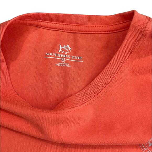 SOUTHERN TIDE Boys Orange Tee XL (16) NWOT - Picture 4 of 4